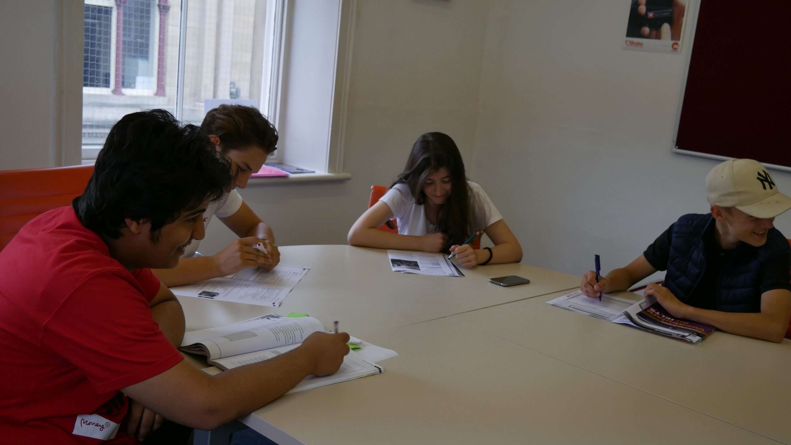 English language classroom at Yorkshire English School Huddersfield