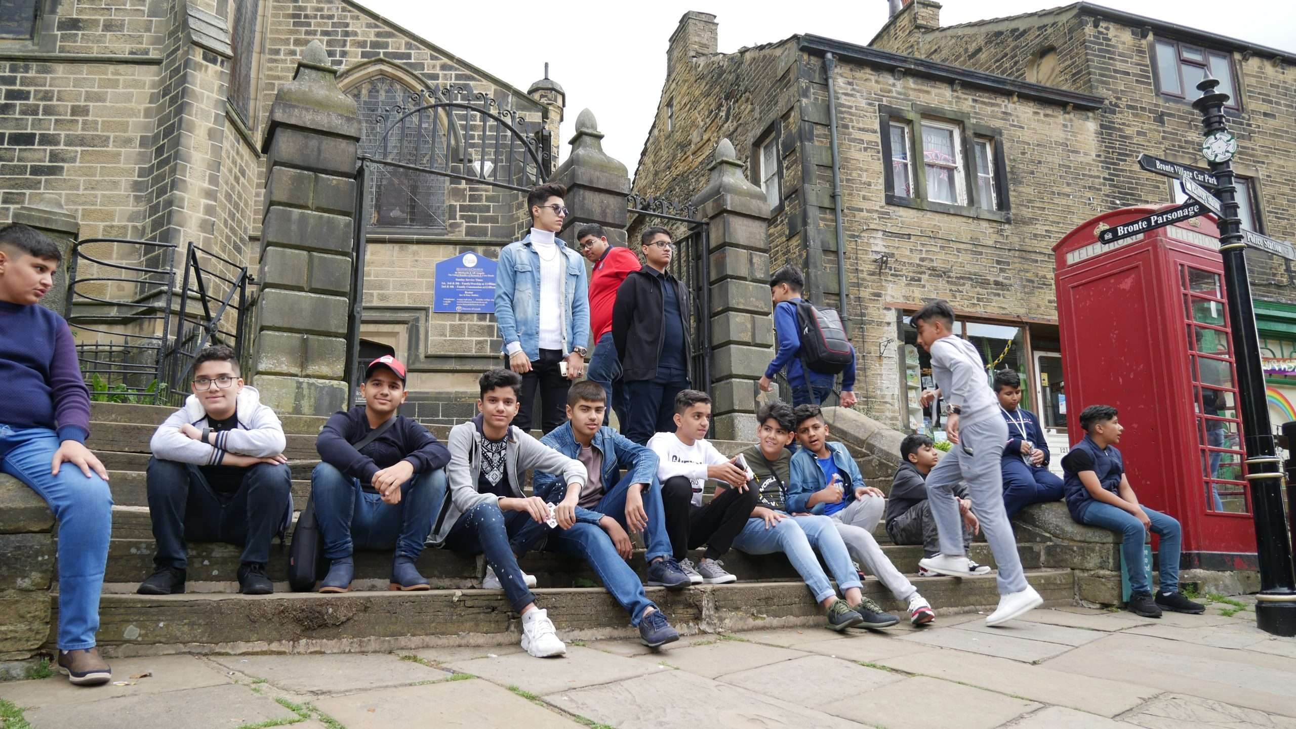 International students on a Yorkshire day trip from Yorkshire English School